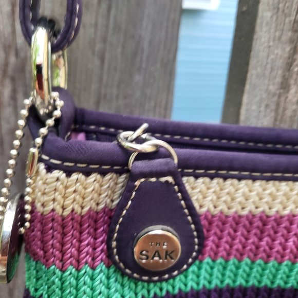 The Sak Crochet Striped Shoulder Bag - Picture 3 of 6